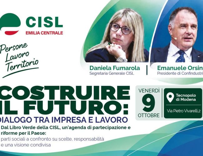 LAVORO, PARTECIPAZIONE E FUTURO: IL CONFRONTO TRA CISL E CONFINDUSTRIA