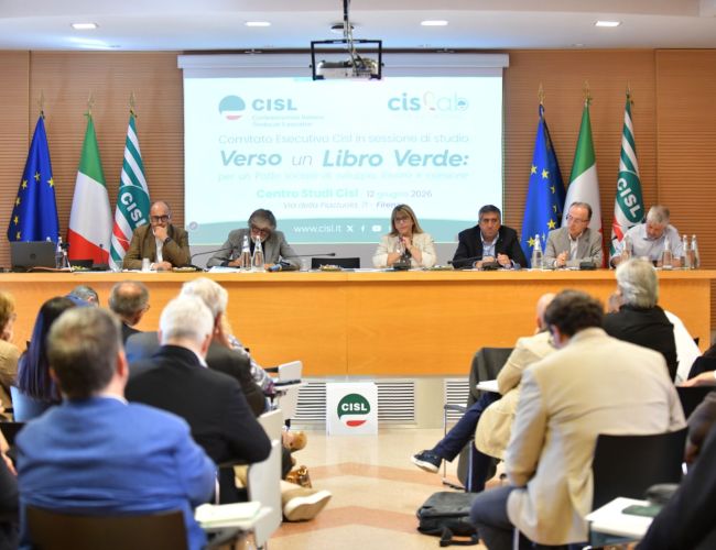 La CISL lancia il Libro Verde: un Patto sociale per sviluppo, lavoro e coesione