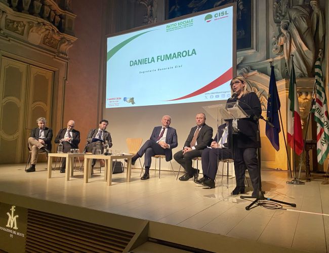 FUMAROLA A BOLOGNA: “SERVE UN PATTO SOCIALE PER LAVORO DI QUALITÀ E CRESCITA DEL PAESE”